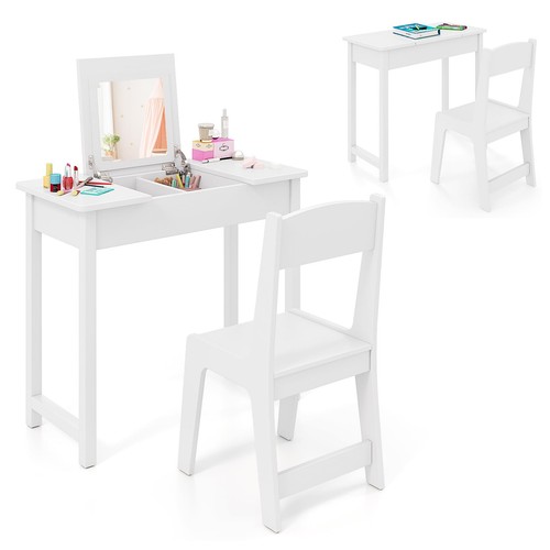 Costway kids vanity set - costway,
