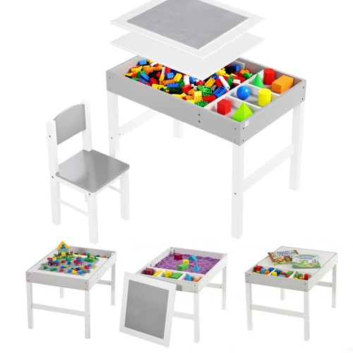 Homcom kids table and chair - table,
