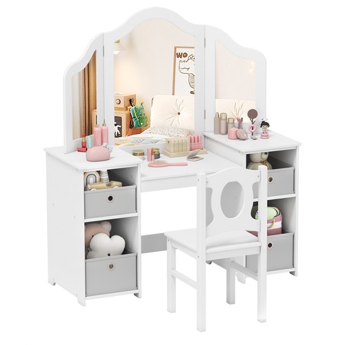 Kids vanity table and chair - kids,