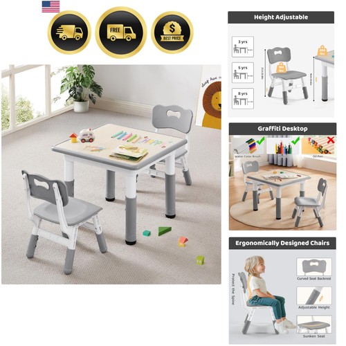 Kids table chairs set 2 - table,