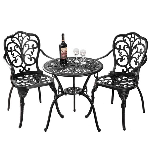 Black piece patio - 3, set