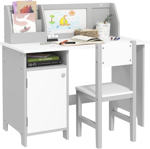 Homcom kids desk and - and, set