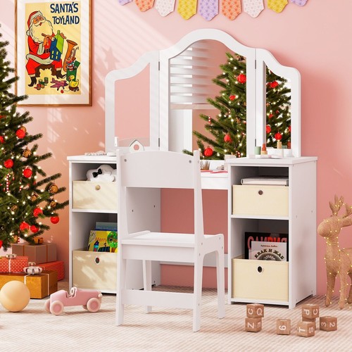 Kids vanity table and chair - table,