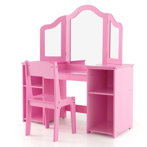 Costway kids vanity table and - vanity,