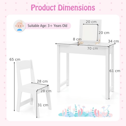 Table chair set - table,