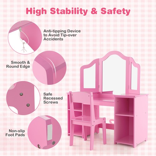 Set kids vanity table and - kids,
